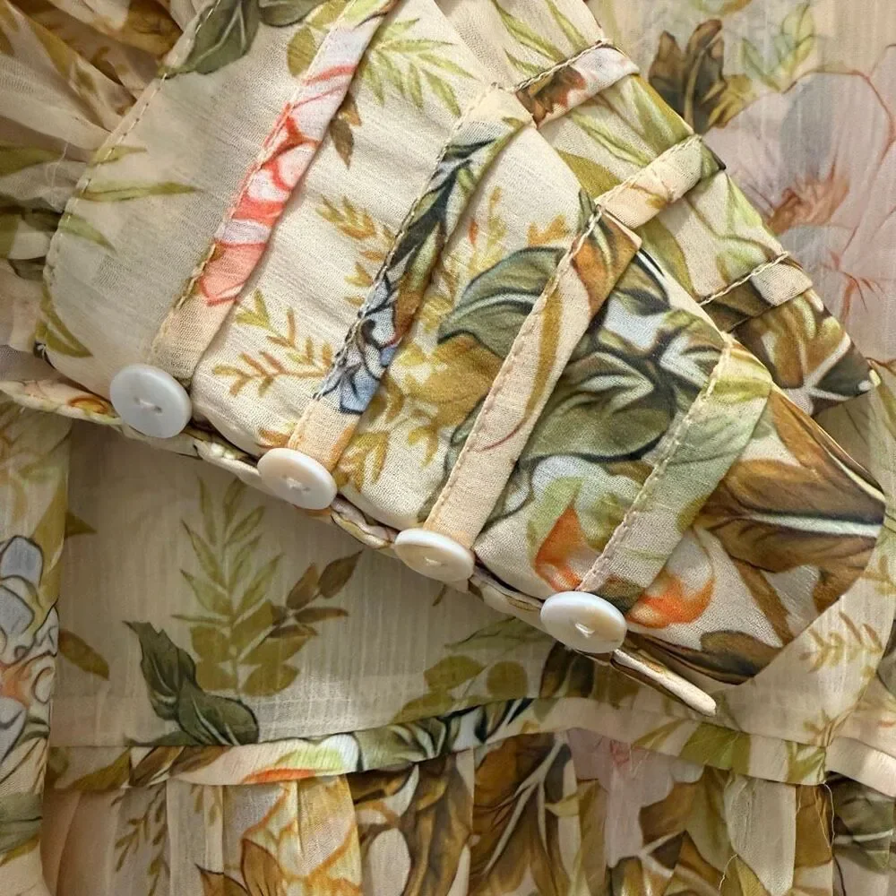 Beluha Style Floral Mini Dress - Picture 5 of 6